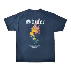 SINNER Yours Truely Shirt Graphic Logo